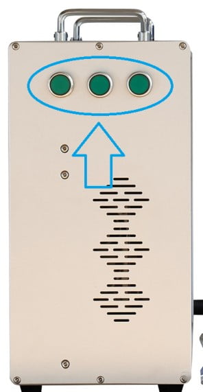 питание на лазерном маркере