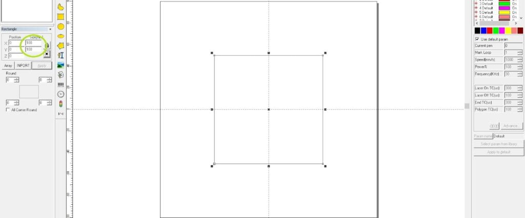 Настройки программы EzCad
