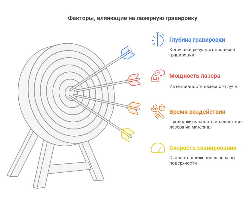 Факторы влияющие на лазерную гравировку