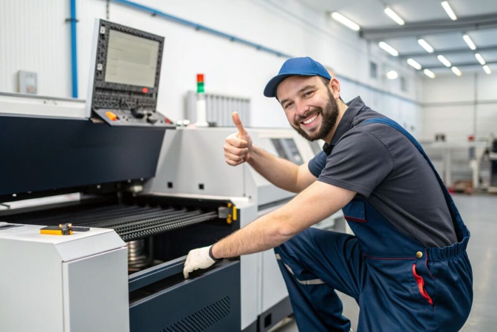 Корректная работа лазерного станка при грамотном обслуживании